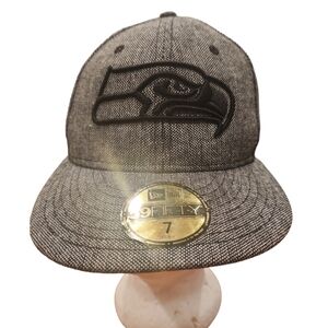 New Era 59Fifty Seattle Seahawks Football Gray Hat